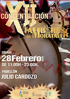 XII Concentración de Tambores de Moratalla, en el Pabellón Julio Cardozo